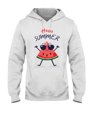Hello Summer Watermelon Funny T-shirt Hooded Sweatshirt thumbnail