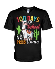 teacher shirt V-Neck T-Shirt front