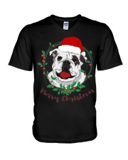 bulldog shirt V-Neck T-Shirt thumbnail