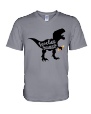 teacher shirts V-Neck T-Shirt thumbnail