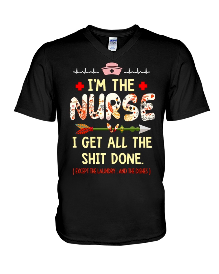 nurse shirt V-Neck T-Shirt
