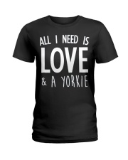 yorkie shirt Ladies T-Shirt front