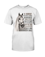 a horse can hear a human 2 Premium Fit Mens Tee tile