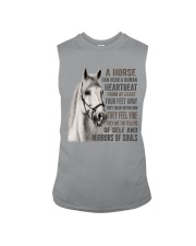 a horse can hear a human 2 Sleeveless Tee tile
