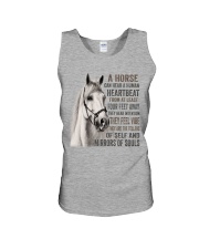 a horse can hear a human 2 Unisex Tank tile