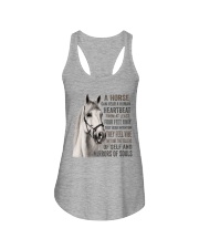 a horse can hear a human 2 Ladies Flowy Tank tile