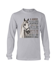 a horse can hear a human 2 Long Sleeve Tee tile