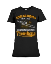 Trombone Bingo Grandpas Premium Fit Ladies Tee tile