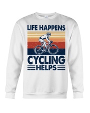 Life Happens - Cycling Crewneck Sweatshirt tile