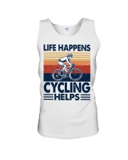 Life Happens - Cycling Unisex Tank tile