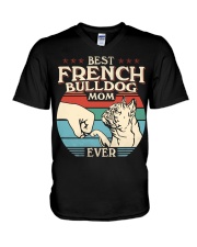 Best Mom Ever - French Bulldog V-Neck T-Shirt tile