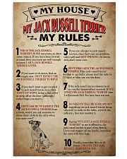 My House My Rule Jack Russell Terrier 11x17 Poster front