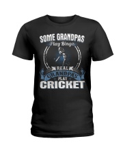 Some Grandpas Play Bingo - Cricket Ladies T-Shirt tile