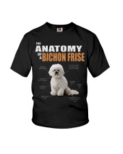 Dog Anatomy - Bichon Frise Youth T-Shirt tile