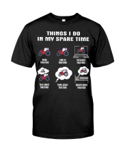 Spare Time Red Tractor Premium Fit Mens Tee tile