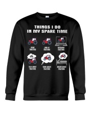 Spare Time Red Tractor Crewneck Sweatshirt tile