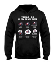 Spare Time Red Tractor Hooded Sweatshirt tile