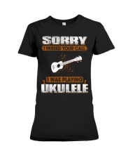 Sorry I Missed Your Call - Ukulele Premium Fit Ladies Tee tile
