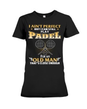 Old Man Perfect - Padel Premium Fit Ladies Tee tile