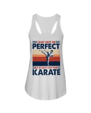 I May Not Be Perfect Karate Ladies Flowy Tank tile