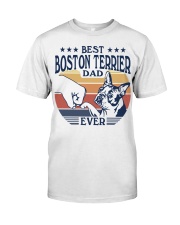 Best Dad Ever Boston Terrier Premium Fit Mens Tee tile