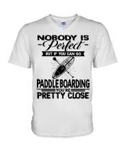 Nobody Is Perfect - Paddle Boarding V-Neck T-Shirt tile
