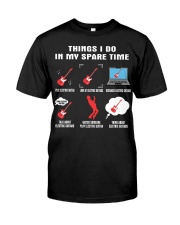 Spare Time - Electric Guitar Classic T-Shirt front