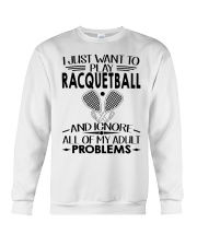 Ignore Adult Problems - Racquetball Crewneck Sweatshirt tile