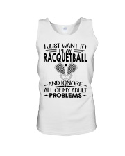Ignore Adult Problems - Racquetball Unisex Tank tile