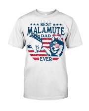 Alaskan Malamute Best Dad Ever Premium Fit Mens Tee tile