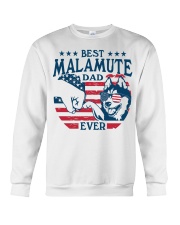 Alaskan Malamute Best Dad Ever Crewneck Sweatshirt tile