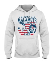Alaskan Malamute Best Dad Ever Hooded Sweatshirt tile