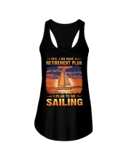 Sailing - Retirement plan Ladies Flowy Tank tile