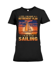 Sailing - Retirement plan Premium Fit Ladies Tee tile