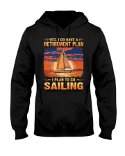 Sailing - Retirement plan Hooded Sweatshirt tile