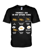 Spare Time - Rafting V-Neck T-Shirt tile