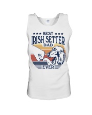 Best Dad Ever Irish Setter Unisex Tank tile
