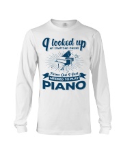 My Symptoms Piano Long Sleeve Tee tile