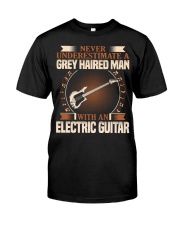 Grey Haired Man - Electric Guitar Premium Fit Mens Tee tile