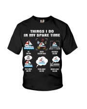 Spare Time Sailing Youth T-Shirt tile
