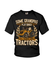 Tractor Grandpas Bingo Youth T-Shirt tile