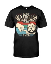 Best Dad Ever - Old English Sheepdog Classic T-Shirt front