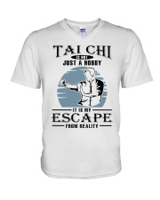 Not Just A Hobby - Tai Chi V-Neck T-Shirt tile