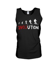 Evolution - Skiing Unisex Tank tile