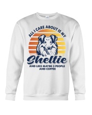 All I Care About Shetland Sheepdog Crewneck Sweatshirt tile