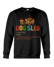 Dog Sled Coolest People Crewneck Sweatshirt tile