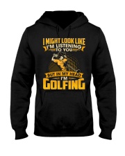 Golfing I Might Look Like Hooded Sweatshirt tile