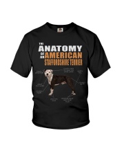 Dog Anatomy - American Staffordshire Terrier Youth T-Shirt tile
