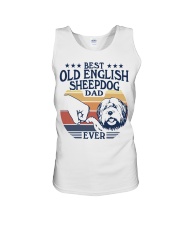 Best Dad Ever Old English Sheepdog Unisex Tank tile