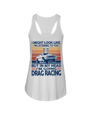 But In My Head - Drag Racing Ladies Flowy Tank tile